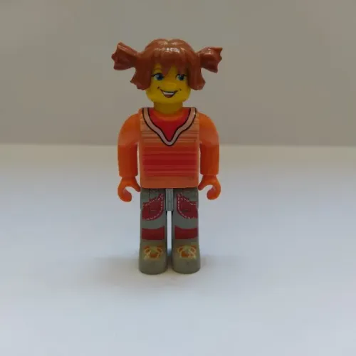 Boneco Minifigure Lego Tina Orange