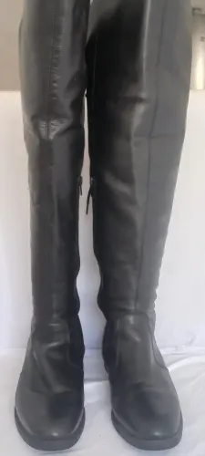 Bota Preta Cano Alto Tamanho 38 - Produto Usado