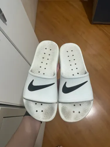 chinelo slide nike branco