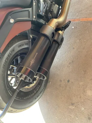 Ponteira esportiva pra fat bob metalstorm Harley 