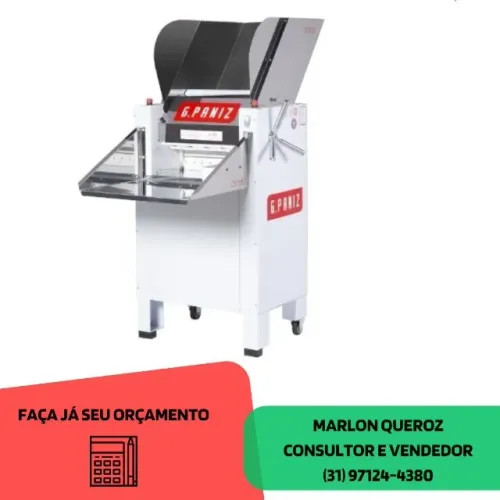 Cilindro de Massa G.Paniz Bandeja Em Aço Inox Monofásico 220v Novo