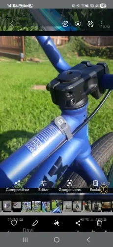 Bicicleta BMX Azul