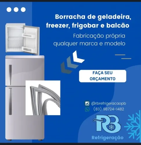 Borracha de geladeira, freezer, frigobar e balcão