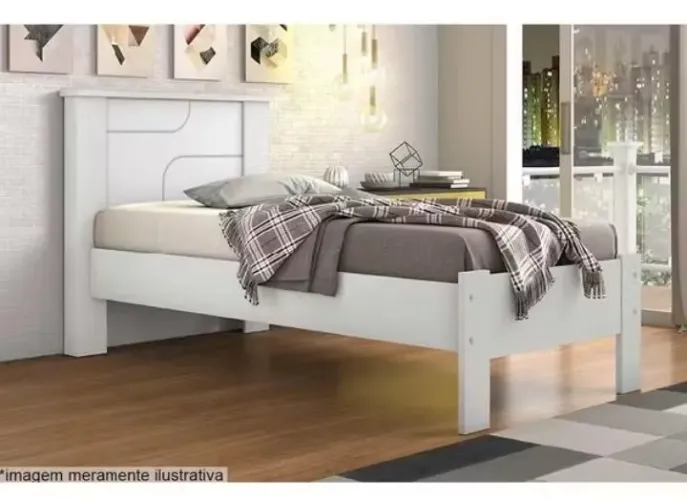 Cama branca