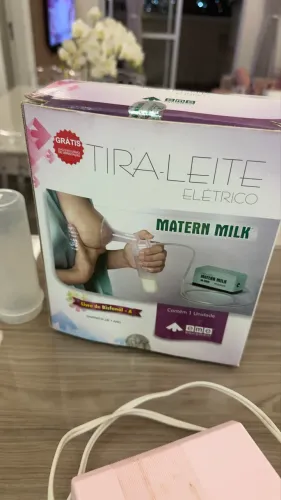 Bomba Tira Leite Elétrica 220V - Rosa - Matern Milk