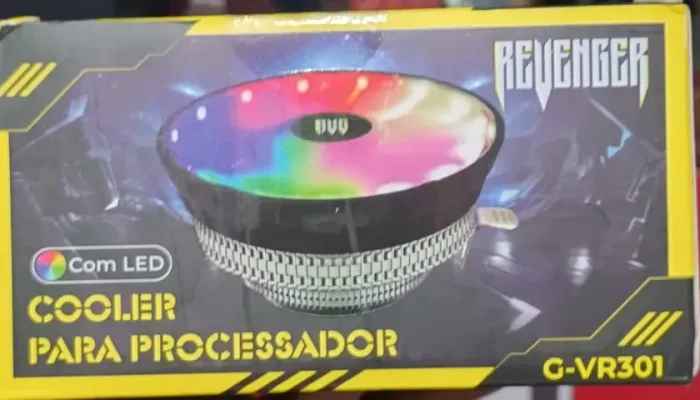 COOLER REVENGER PARA PROCESSADOR COM LED