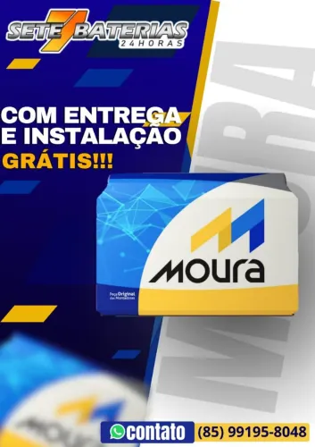 Bateria para carro 24hs- Entrega e Instalação Grátis!