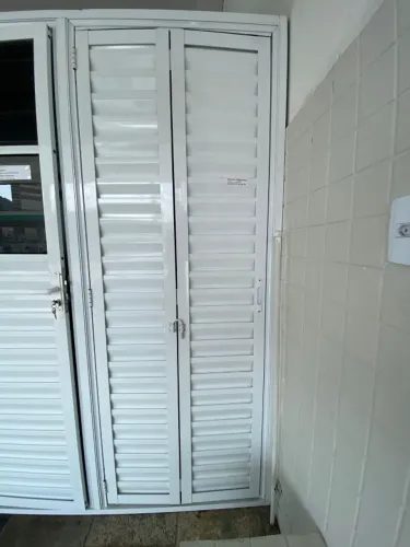 PROMOÇÃO - PORTA ALÚMINIO BRANCO - 2.10X60,70 OU 80