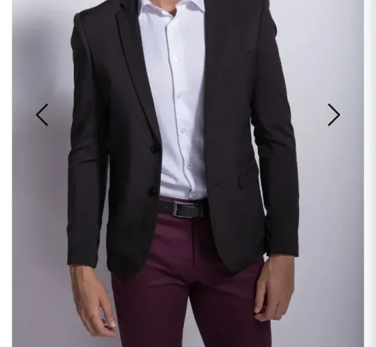 Blaser preto Cia Do Terno