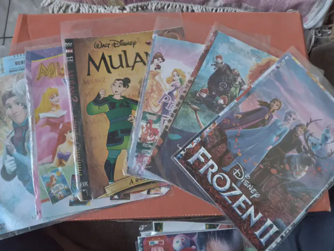 Coleção de Filmes Das Princesas em DVD