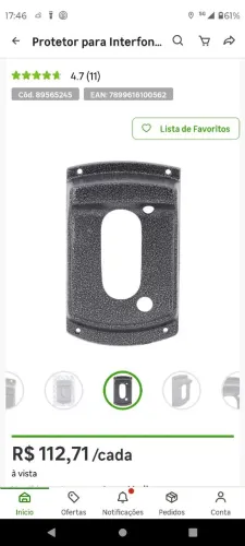 Protetor para Interfone - Novo