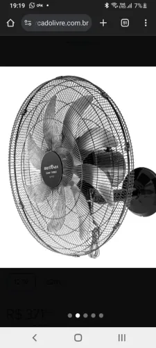 Ventilador de Parede Britânia 210W Turbo 40cm