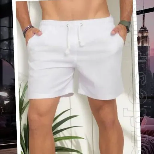 Bermuda de linho