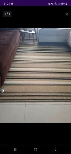 Tapete tok stok listrado para sala