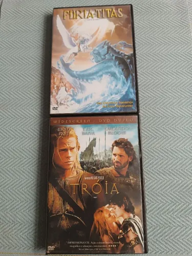 2 DVDs: Fúria de Titãs e Tróia