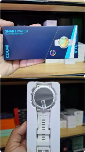 Smartwatch COLMI V70 AMOLED 1.43" polegadas certificação IP68