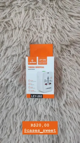 Adaptador de Tomada Universal Lehmox LEY-202