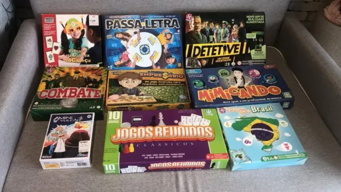 Jogos e brinquedos variados x preços na descrição