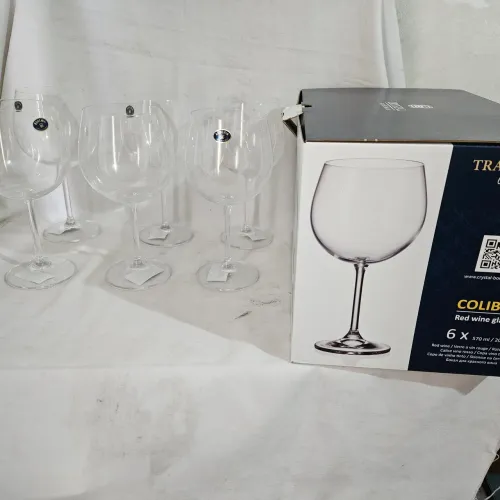Taças de vinho tinto Bohemia Colibri - Conjunto com 6 unidades