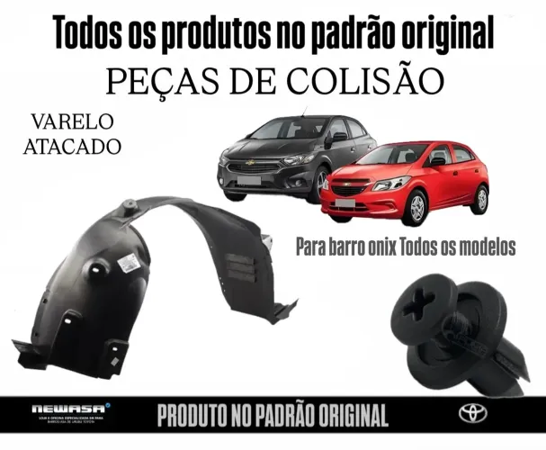 PARA BARRO / PARA CHOQUE / ASA DE URUBU ONIX JOY LT LTZ PREMIER