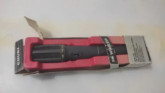 microfone profissional sem fio churi wireless wm-777