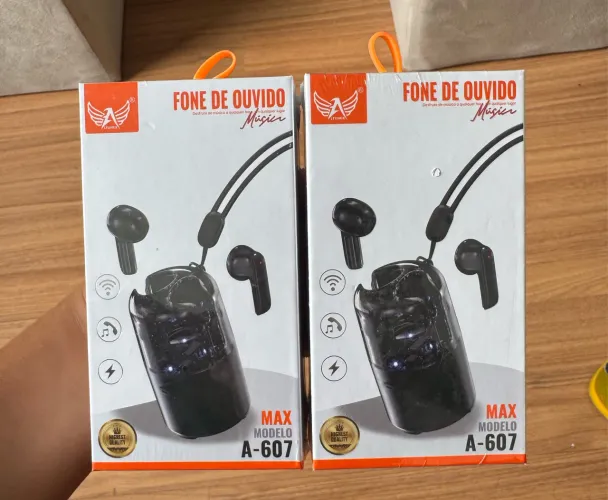 Fone Bluetooth 2 em 1 com caixinha de som 
