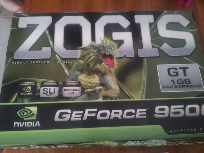 Por 49 reais Placa de vídeo GeForce 9500