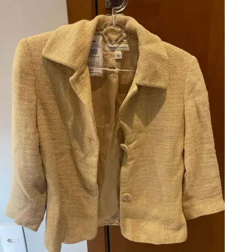 Blazer amarelo Banana Republic