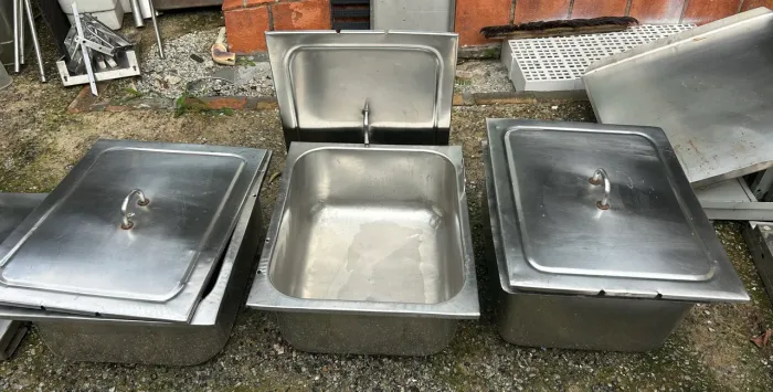 Kit 3 Cubas Inox 50 Litros Tropeiro e Outros 