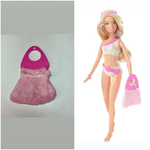 mattel acessório bolsa da boneca barbie beach glam 2006 original coleção