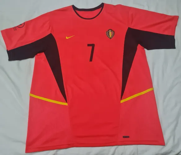 Camisa Bélgica #7 WILMOTS - Copa 2002