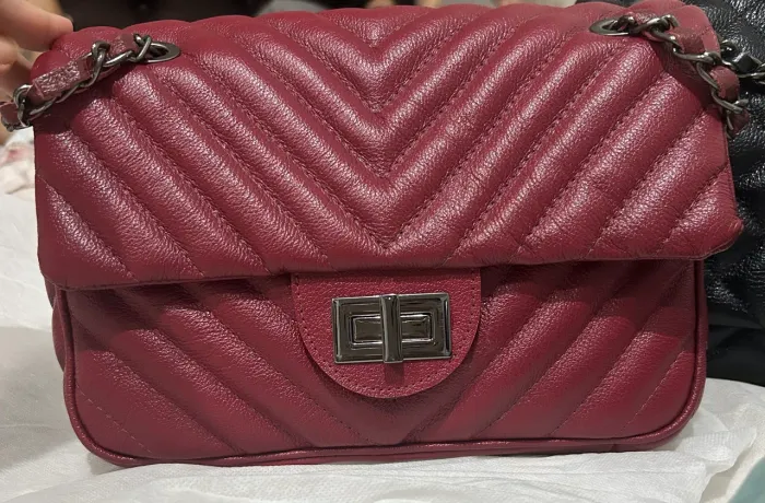 Bolsa de couro legítimo