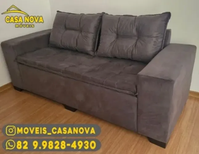Sofá 4 Lugares 200cm - Novo