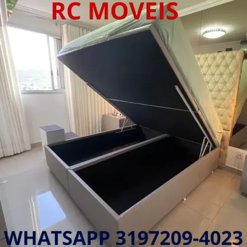 Cama Box Baú Queen 1.58x1.98 - Qualidade e Sofisticação