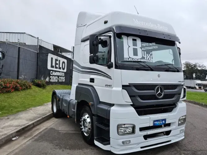 Mb Axor 2041 4x2 Ano 2018 Teto Alto Automático Interna Original