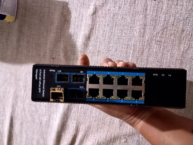 Switch 8 portas POE + 4 portas SFP Gerenciável