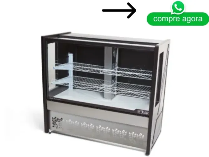 Balcão de Tortas 1,25m Polar Novo
