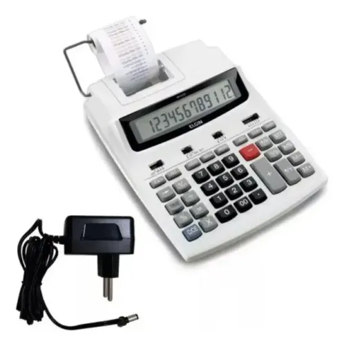 Calculadora De Mesa Com Bobina 12 Dígitos Ma-5121 Elgin