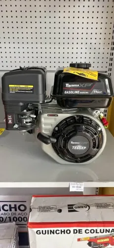 Motor a Gasolina Estacionário 6.5hp 196cc Profissional - Toyama