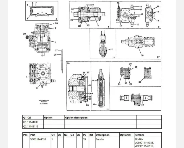 Bomba Hidráulica Volvo L50c
