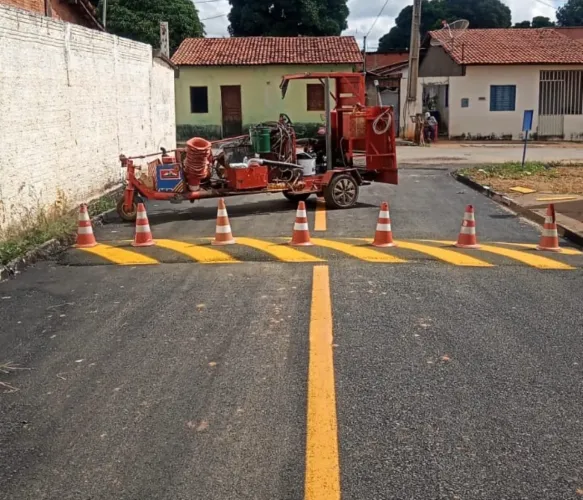 Vendo máquina de pintura de sinalização