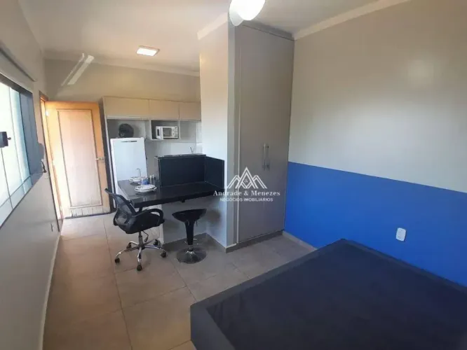 Kitnet com 1 quarto para alugar, 30 m² por R$ 1.100/mês - Vila Monte Alegre - Ribeirão Pre