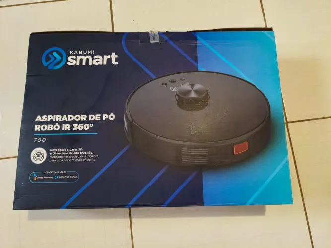 Robô aspirador Kabum smart 700 IR 360