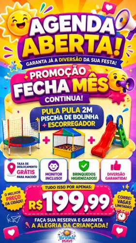 Piscina de bolinha e pula pula