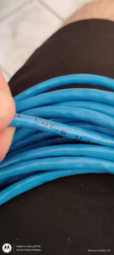 Cabo de Rede Internet 10 Metros Cat6 Rj45 - Alta Velocidade (Giga)