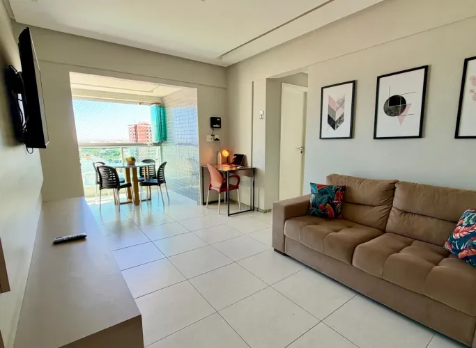 Apê com Vista Pro Mar em Atalaia - 2Q c/ Lazer e Reserva Segura