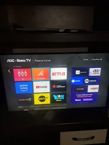 Smart tv AOC roku 43"