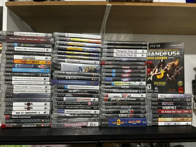Jogos PS3 lacrados
