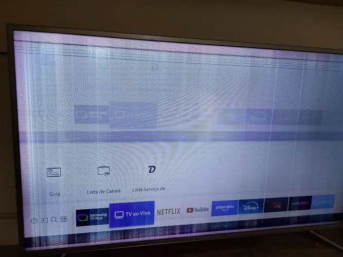 Tv 49 polegadas Samsung smart para conserto ou retirada de peças.