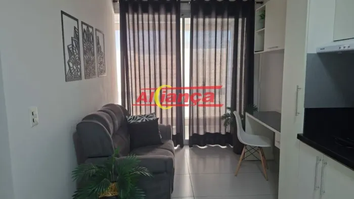 Apartamento com 39m², 1 quarto e 1 vaga de garagem para alugar Centro de Guarulhos - Por R